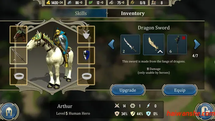 咒语力量:英雄与魔法 v1.2.6 安卓中文版+作弊MOD 战棋游戏 600M